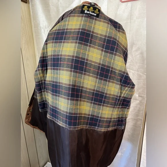 Barbour Men's Tan Leather Field Jacket vintage - Picture 10 of 15